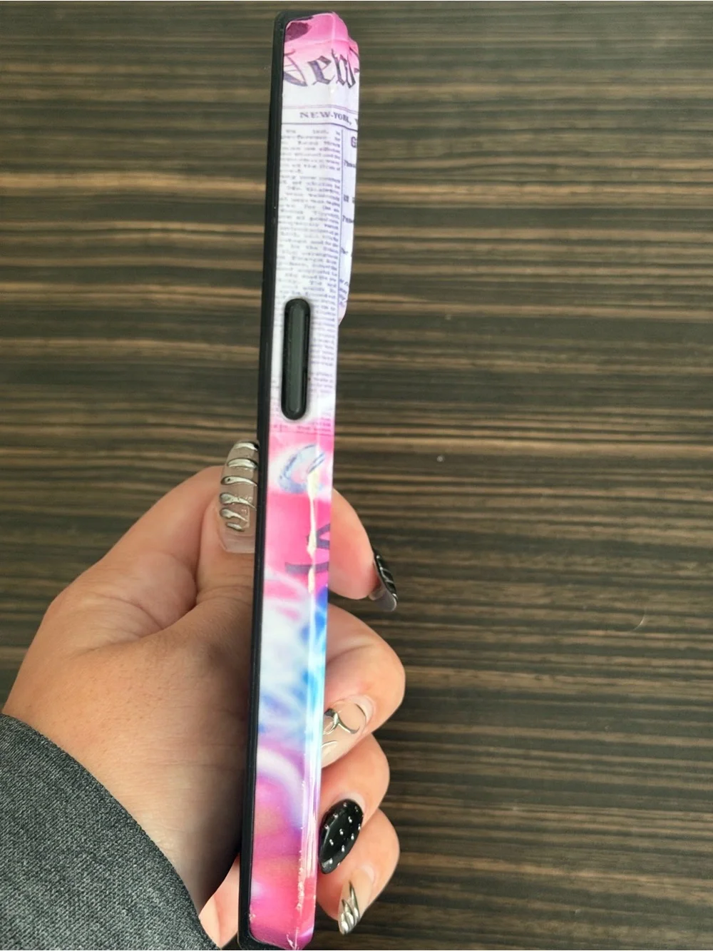 iPhone 14 Pro Graffiti Multicolor Protective Phone Case